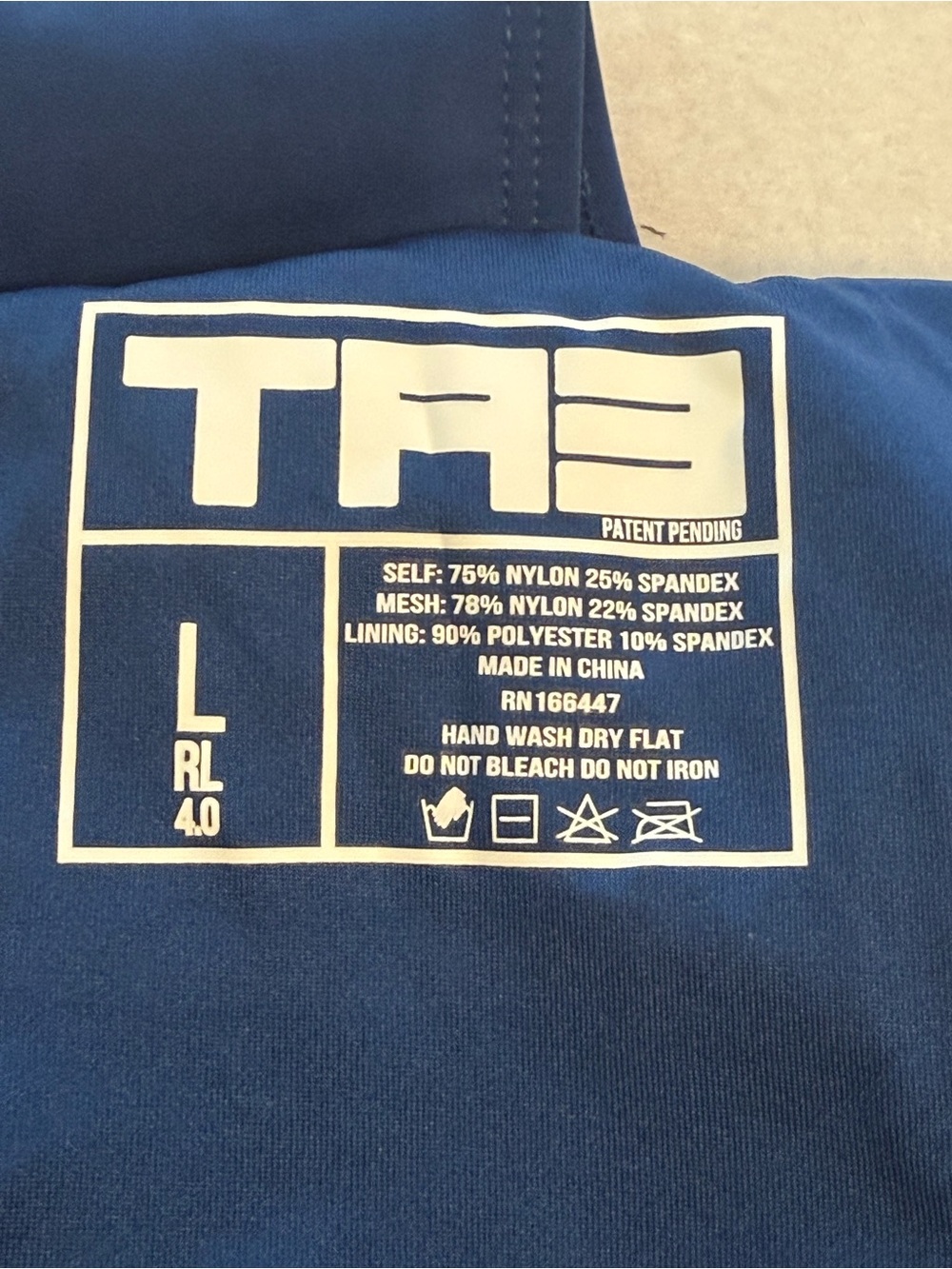 Ta3 High Cut Plungey. Size Large/Regular Long. Navy. - Picture 3 of 8